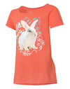 Hanes Girls` Graphic Peplum Short Sleeve T-Shirt