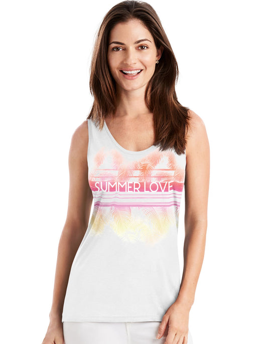 Hanes Women`s Graphic Voop Tank
