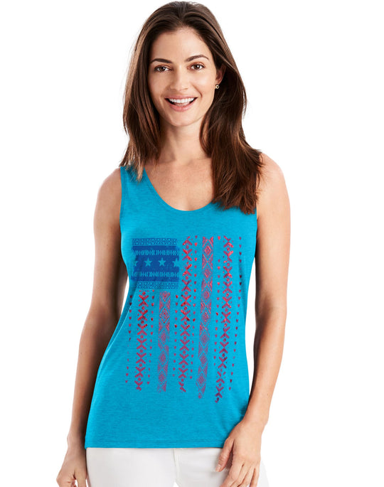 Hanes Women`s Graphic Voop Tank