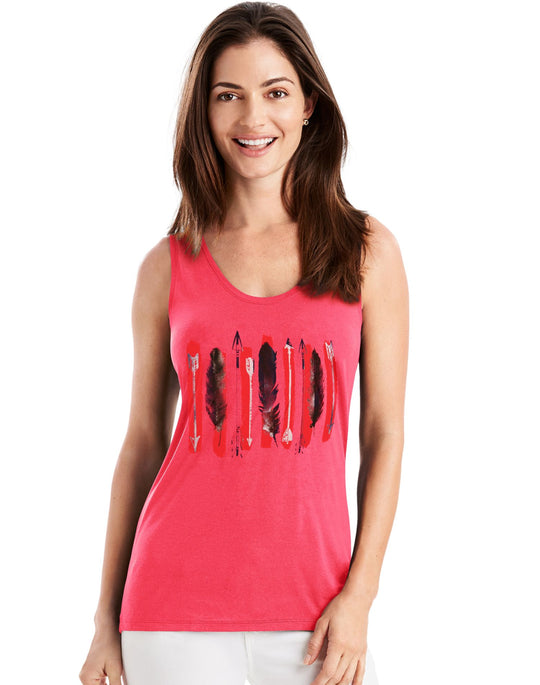 Hanes Women`s Graphic Voop Tank