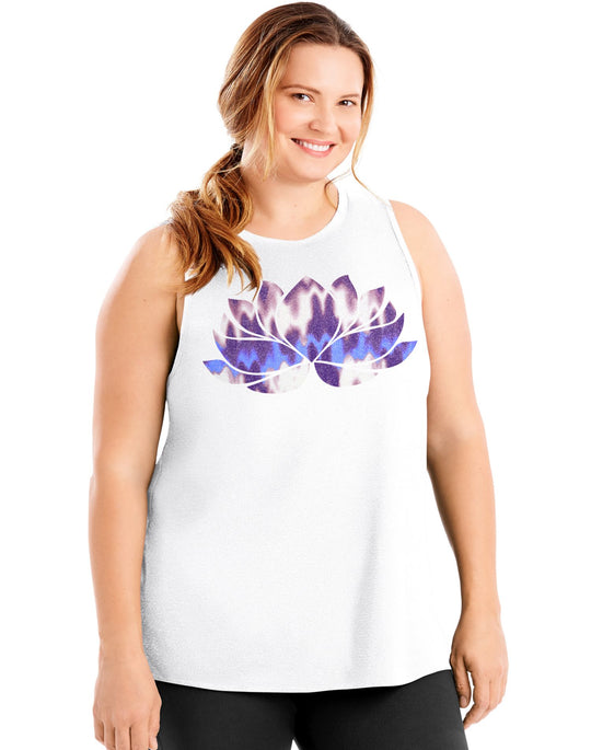 Just My Size Womens Active Graphic Muscle Tank Top