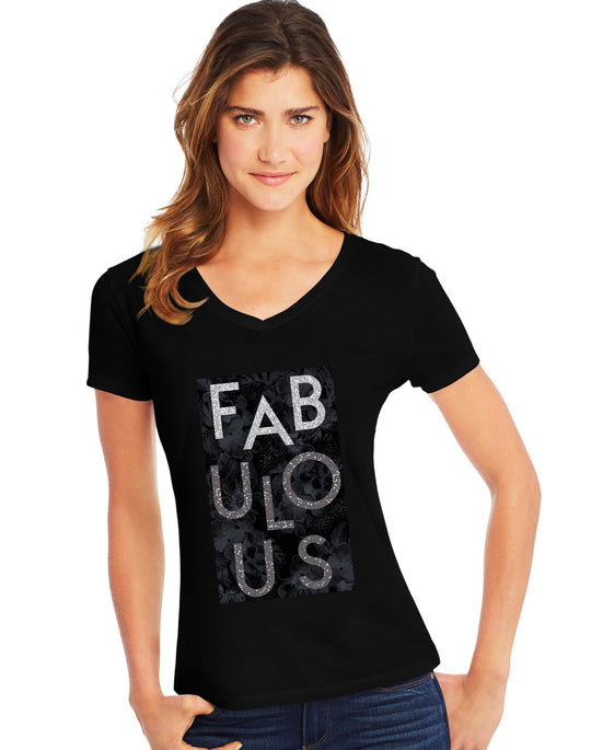 Hanes Womens Short Sleeve V-Neck Tee