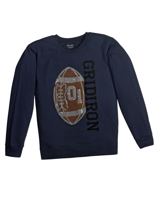 Hanes Boy`s FreshIQ Graphic Crew Sweatshirt