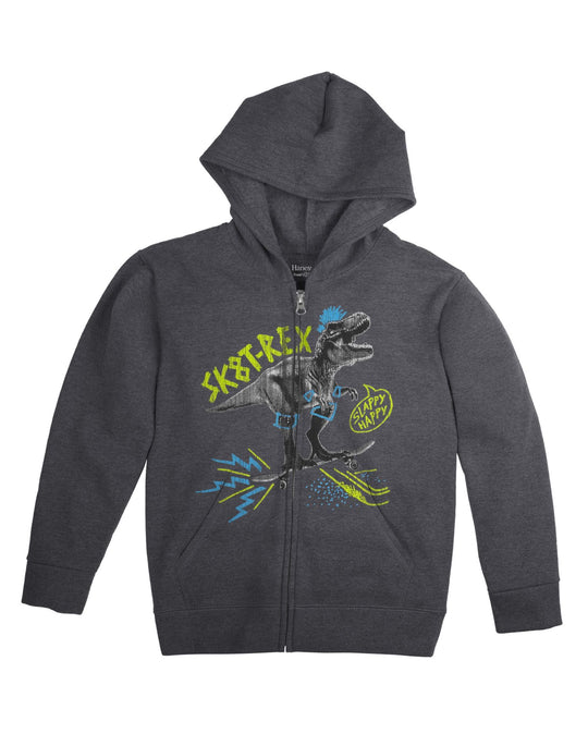 Hanes Boy`s FreshIQ Graphic Full Zip Hoodie