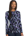 Warm & Cuddly by Cuddl Duds Womens Stretch Micro Crew
