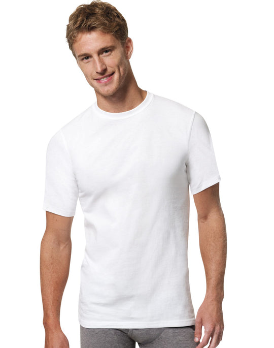 Hanes Mens FreshIQ ComfortBlend 4-Pack Tall Crewnecks