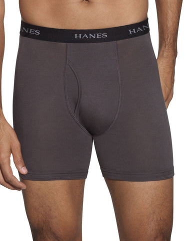 Hanes Mens FreshIQ ComfortBlend 4-Pack Assorted Boxer Briefs