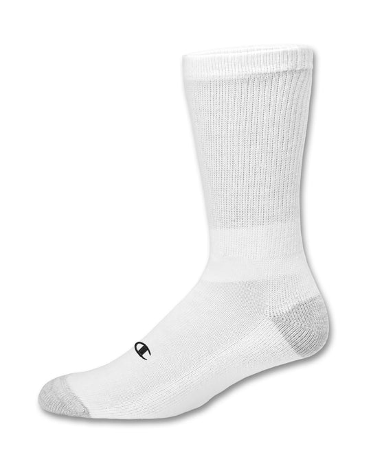 Champion Double Dry® Performance Men`s Crew Socks - Extended Sizes