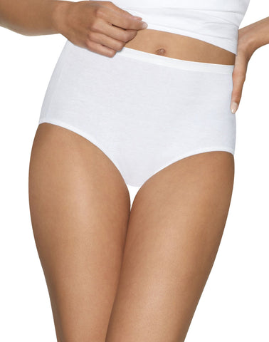 Hanes Womens Ultimate Comfort Cotton 5-Pack Briefs