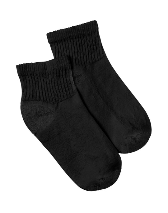 Hanes Women's Cushion Ankle Socks- Larger Shoe Size 6 Pairs