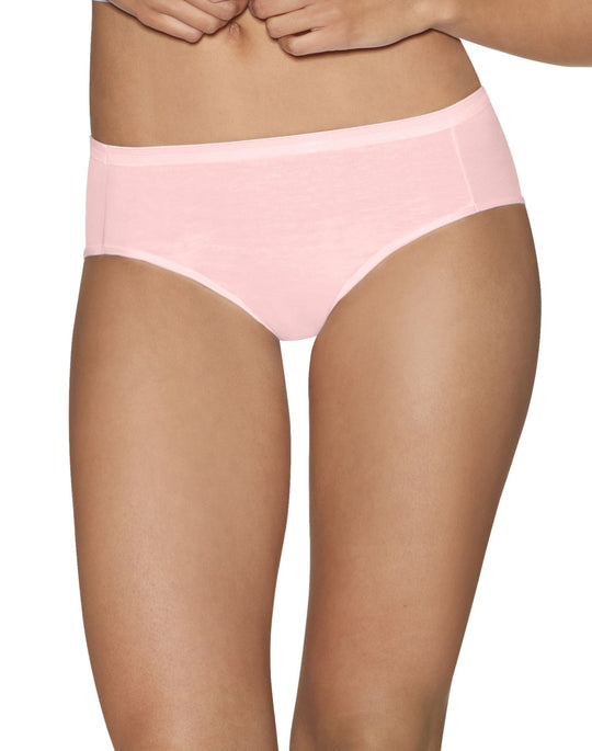 Hanes Womens Ultimate Comfort Cotton 5-Pack Hipsters