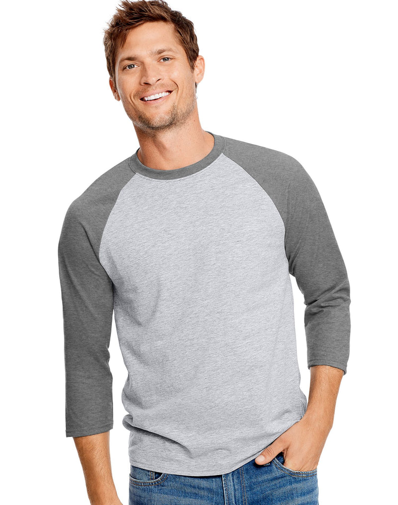 Hanes Unisex X-Temp Performance Baseball Tee