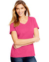 Hanes Women`s X-Temp Fresh IQ Tri-Blend Performance V-Neck Tee