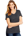 Hanes Women`s X-Temp Fresh IQ Tri-Blend Performance V-Neck Tee