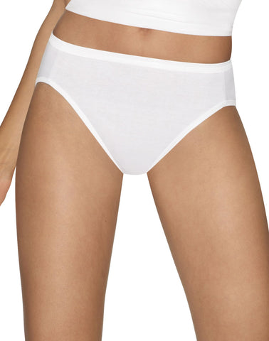 Hanes Ultimate Cotton Women`s Comfort Hi-Cut Panties