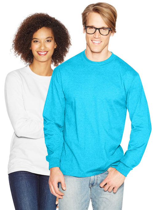 Hanes Adult Beefy-T Long-Sleeve T-Shirt