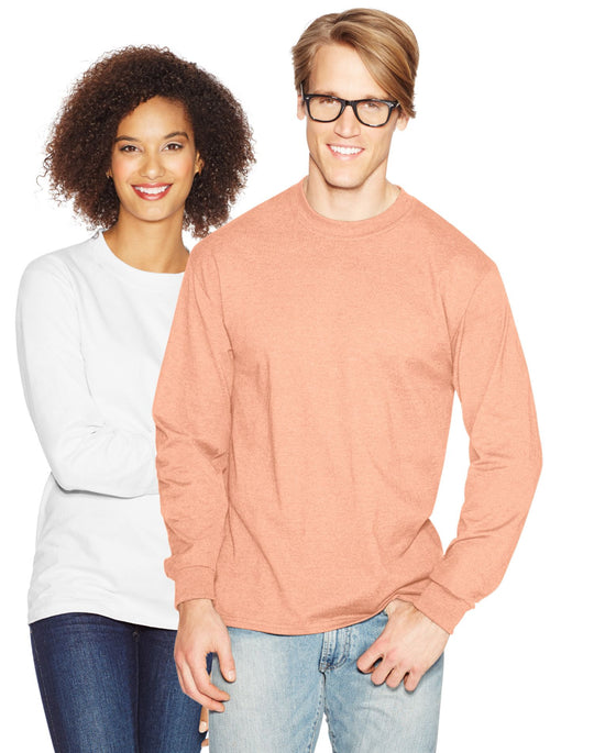 Hanes Adult Beefy-T Long-Sleeve T-Shirt