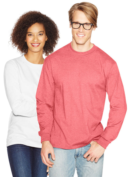 Hanes Adult Beefy-T Long-Sleeve T-Shirt
