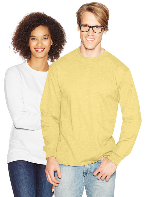 Hanes Adult Beefy-T Long-Sleeve T-Shirt