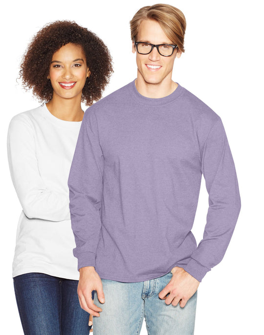 Hanes Adult Beefy-T Long-Sleeve T-Shirt