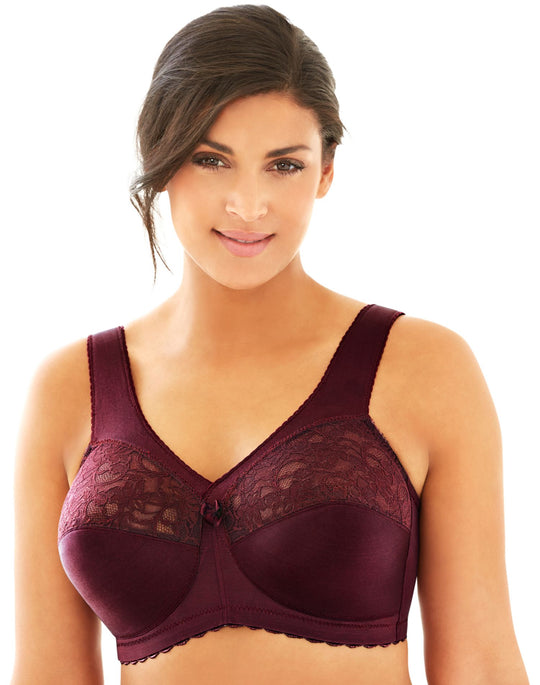 Glamorise Womens Magic Lift Full-Figure Wirefree Support Bra