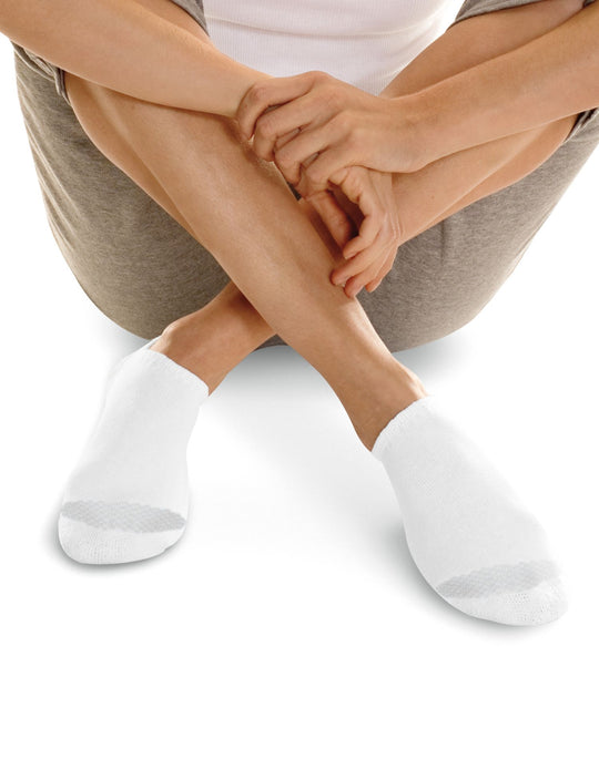 Hanes Womens Cool Comfort No Show Socks 6-Pack