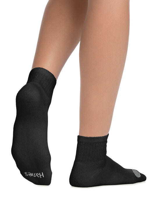 Hanes Womens Cool Comfort Ankle Socks 6-Pack
