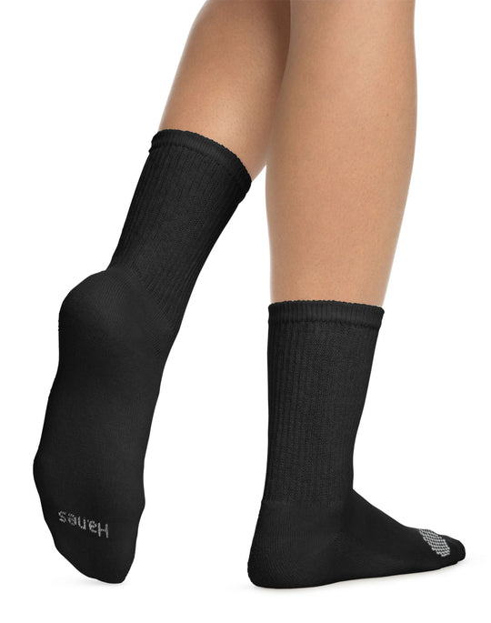 Hanes Womens Cool Comfort Crew Socks 6-Pack
