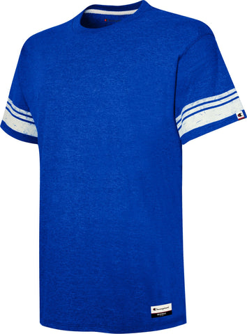 Champion Mens Authentic Originals Triblend Short Sleeve Varsity T-shirt
