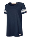 Champion Womens Authentic Originals Triblend Short Sleeve Varsity T-shirt