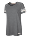 Champion Womens Authentic Originals Triblend Short Sleeve Varsity T-shirt