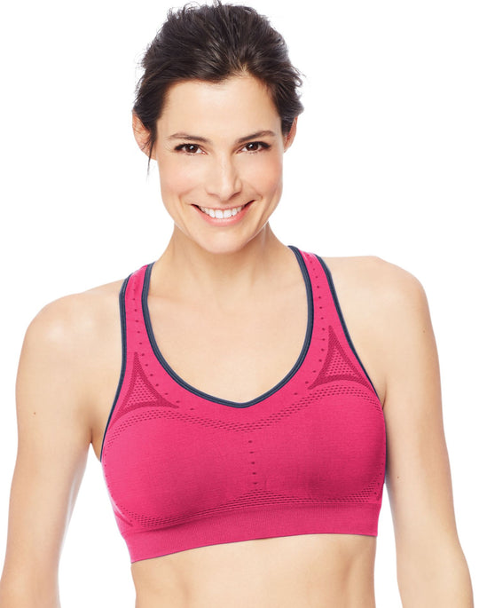 Hanes Womens Seamless Sports Bra