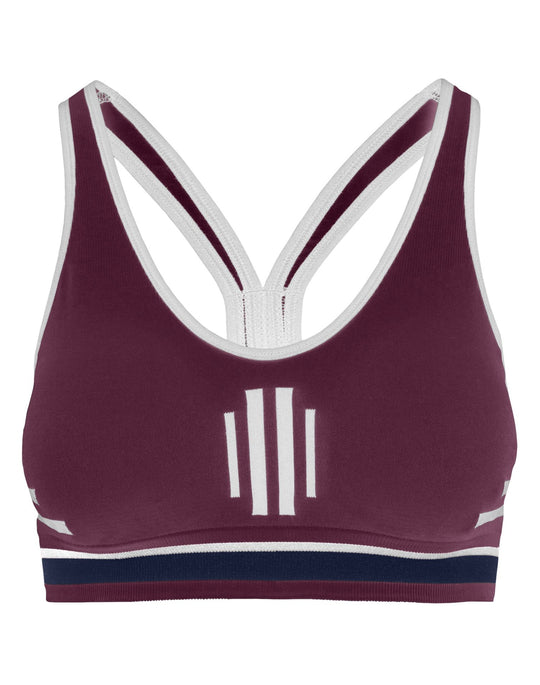Champion Womens The Infinity Stripe Sports Bra