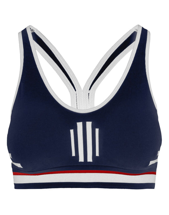 Champion Womens The Infinity Stripe Sports Bra
