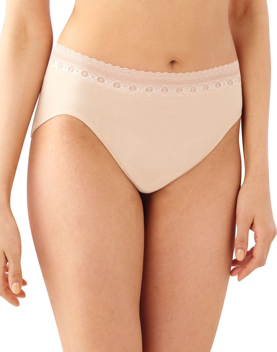 Bali Comfort Revolution Microfiber Solid Hi-Cut Brief