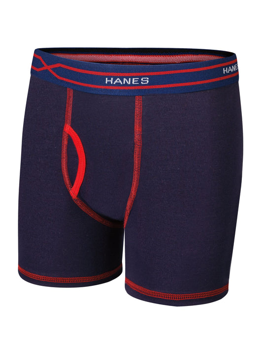 Hanes Boys` X-Temp 4-Pack Boxer Briefs with Comfort Flex Waistband