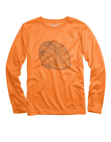 Champion Boys` Long Sleeve Thermal Graphic T-Shirt