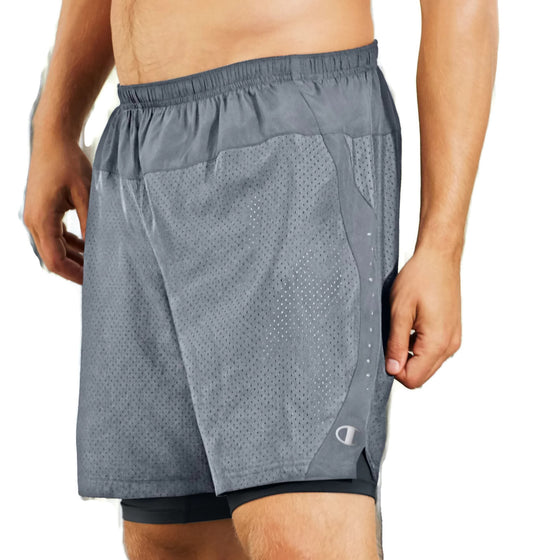 Champion Cool Control Men’s Run Shorts with Compression Liner