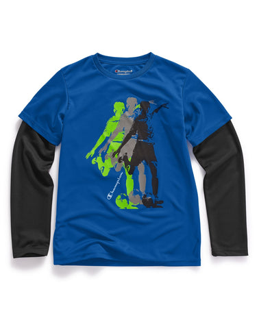 Champion Boys Soccer Graphic Long-Sleeve Tee