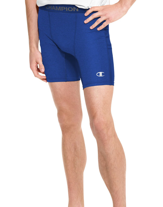 Champion Men`s PowerTrain PowerFlex Solid Compression Shorts