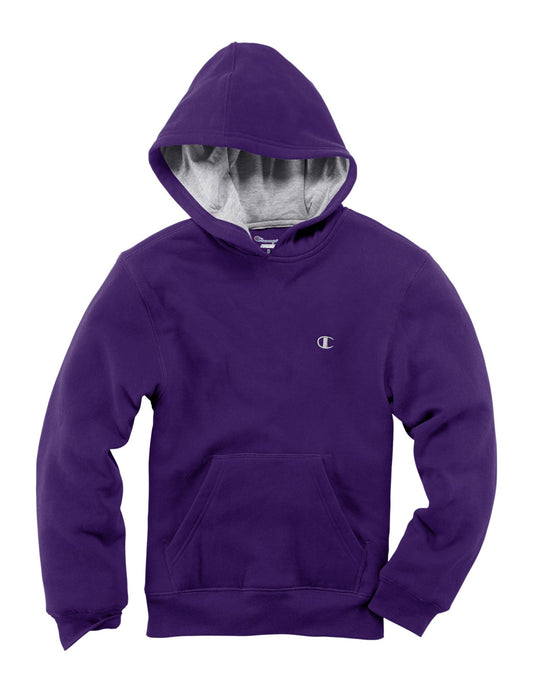 Champion Girls` Pullover Hoodie