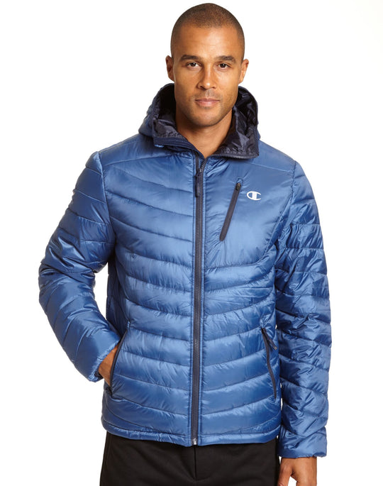 Champion Mens Packable Performance Jacket With Reactive Fill