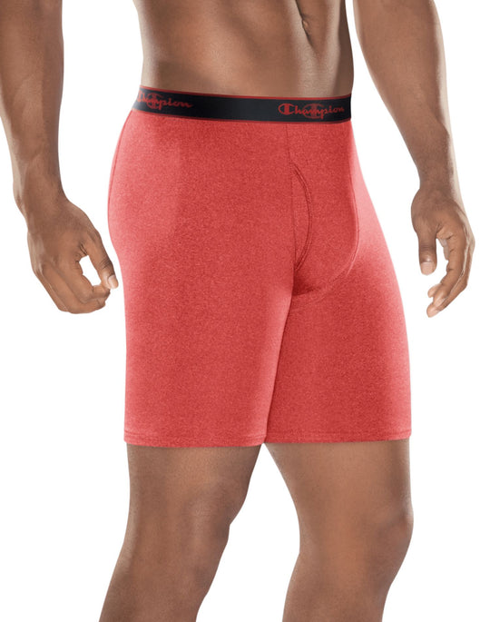 Champion Active Performance Men`s Long Boxer Brief 3-Pack
