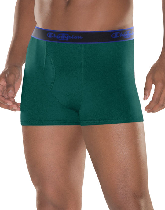 Champion Performance Cotton Short Men`s Boxer Brief 3-Pack