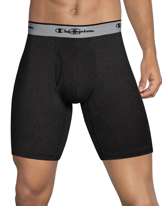 Champion Men`s Tech Performance Long Boxer Brief