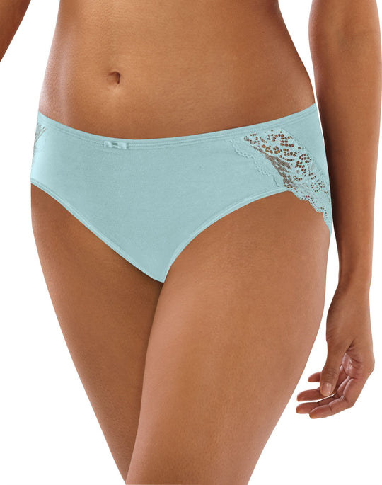 Bali Womens Lace Desire Cotton Hipster Panty