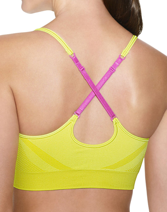 Champion Women`s Criss Cross Cami Medium Control Sports Bra