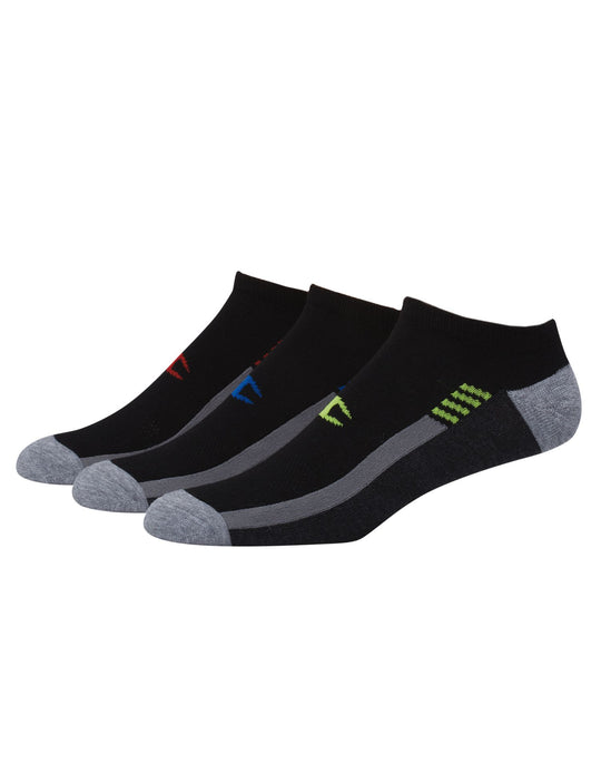 Champion Mens Performance No-Show Socks 3-Pack