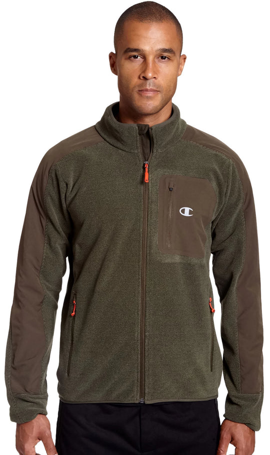 Champion Mens Textured Fleece w/Water Repellent Overlay