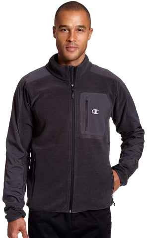 Champion Mens Textured Fleece w/Water Repellent Overlay